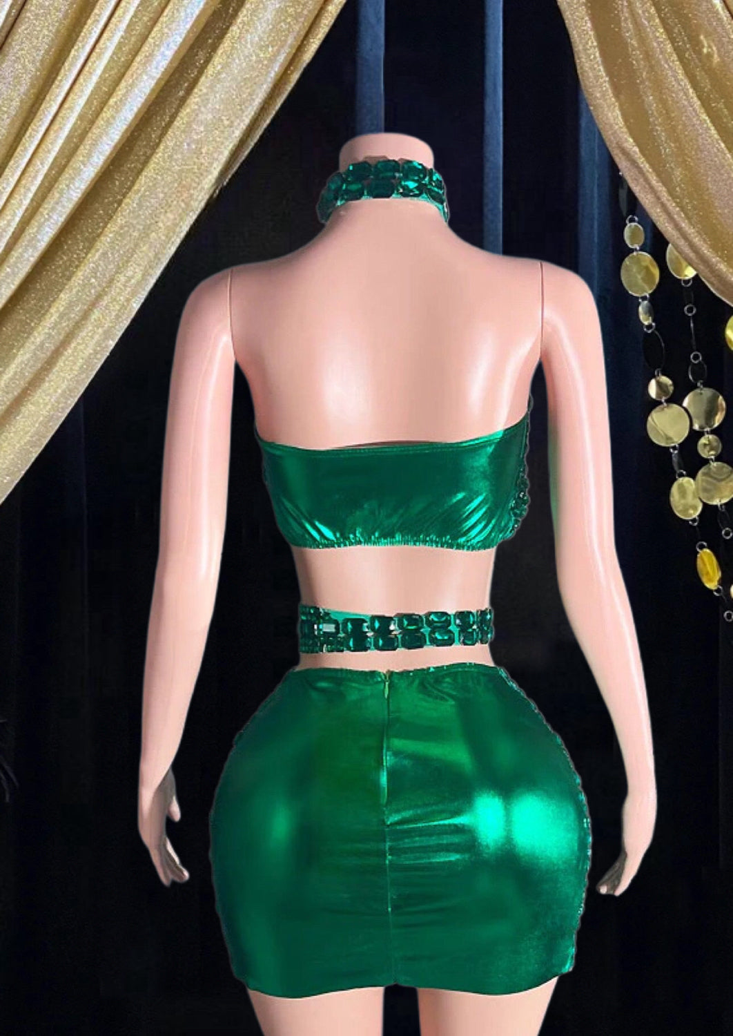 Ethan Green Set Dress