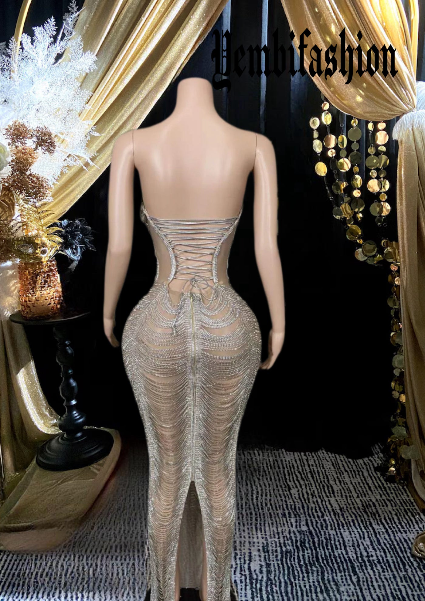 Elegant Long Cocktail Dress-Party Dress for Special Occasions