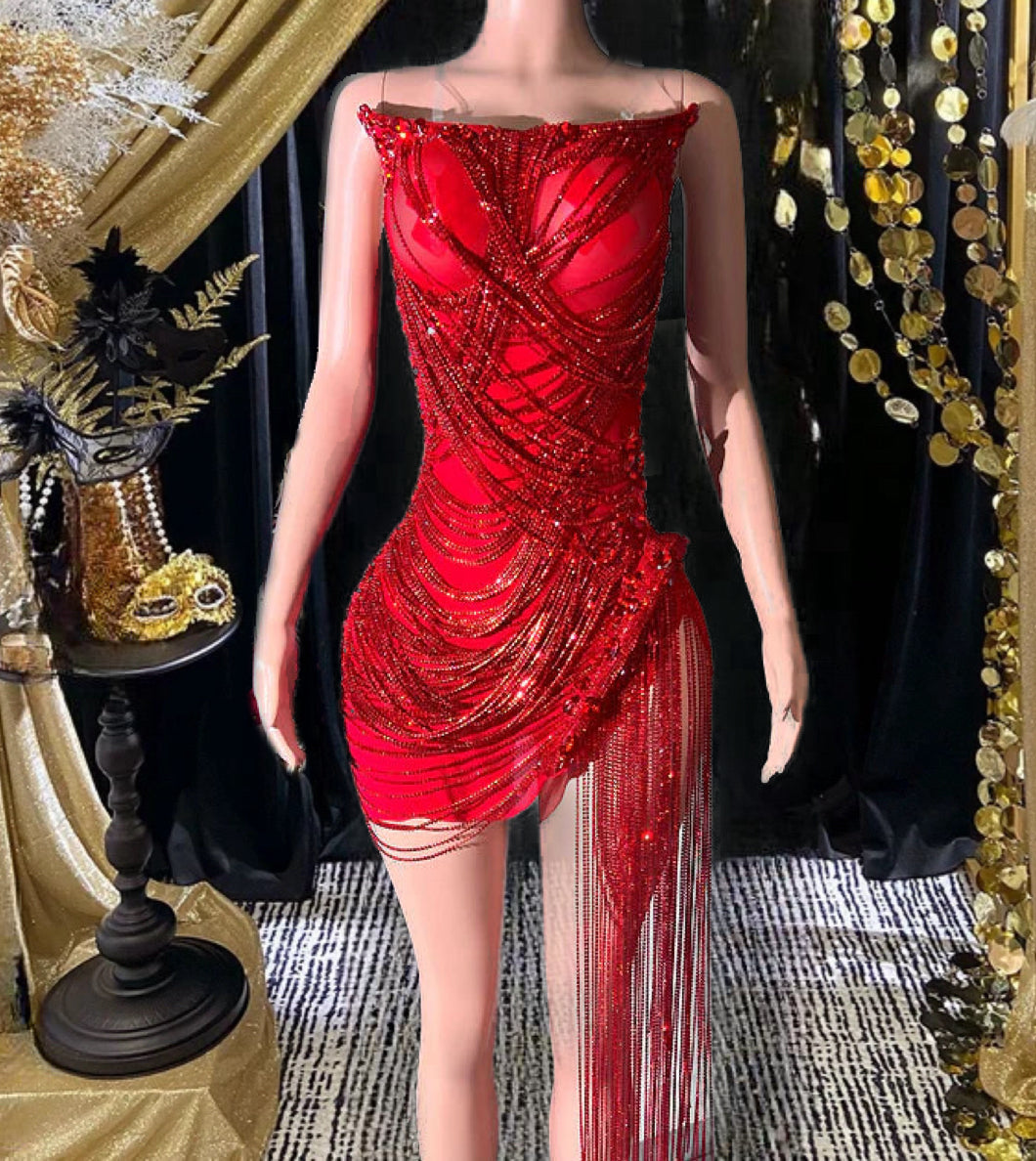 Yembi Tassel Dress