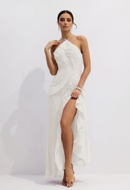 Asymmetry  Midi Dress