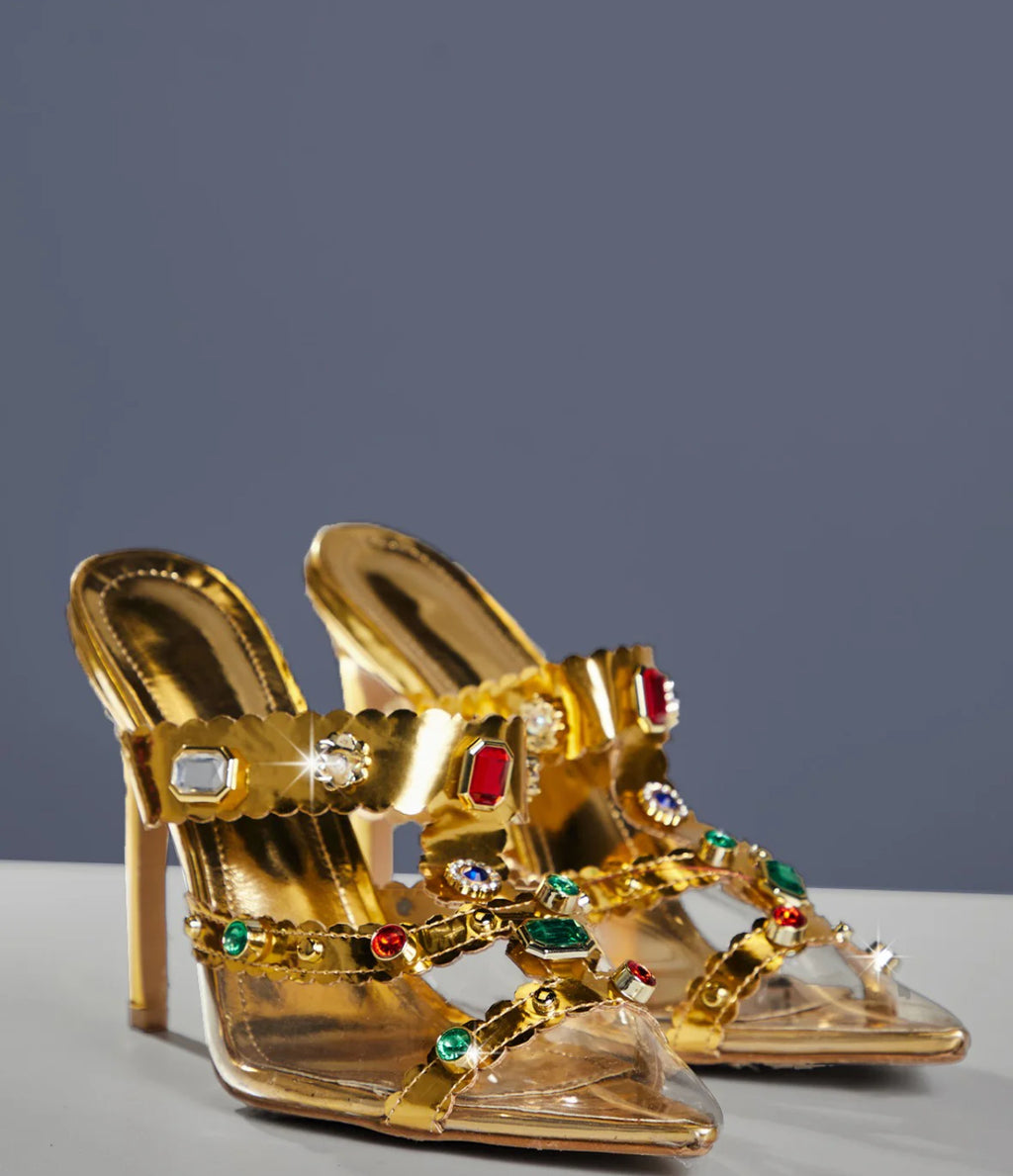 Myriam Rhinestone Sandals