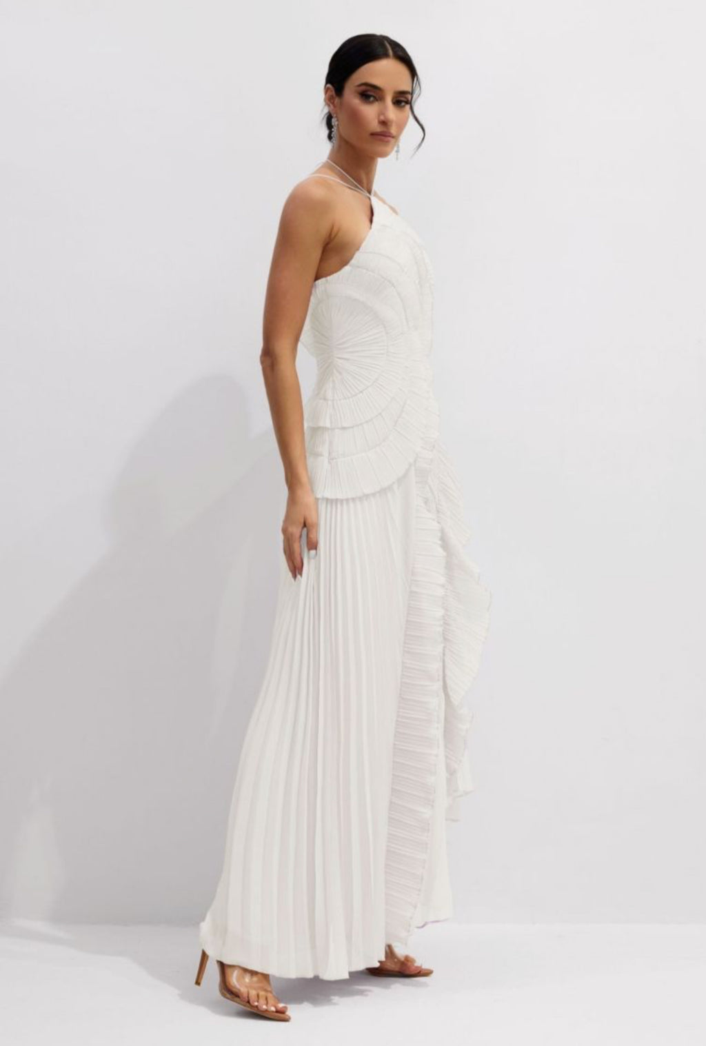 Asymmetry  Midi Dress