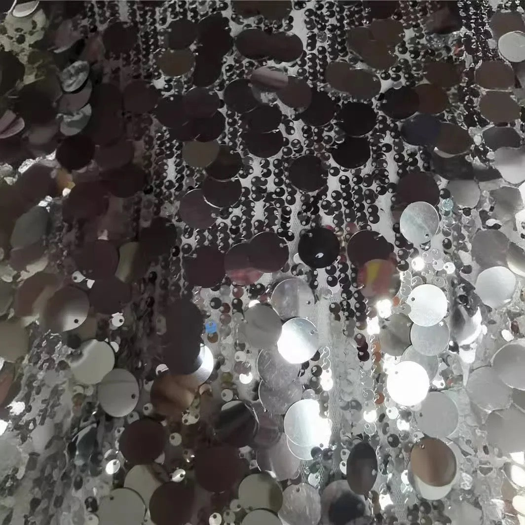 New Summer Sequined Dress Round Neck
Fashion Party High Street Hot Girl Dress - Yembifashion 