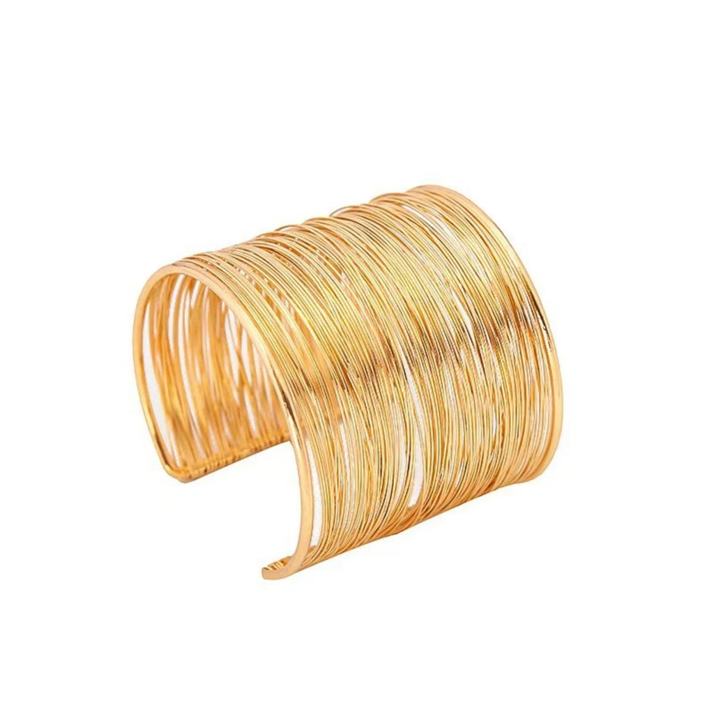 Gold Color Metal Wire Bracelet