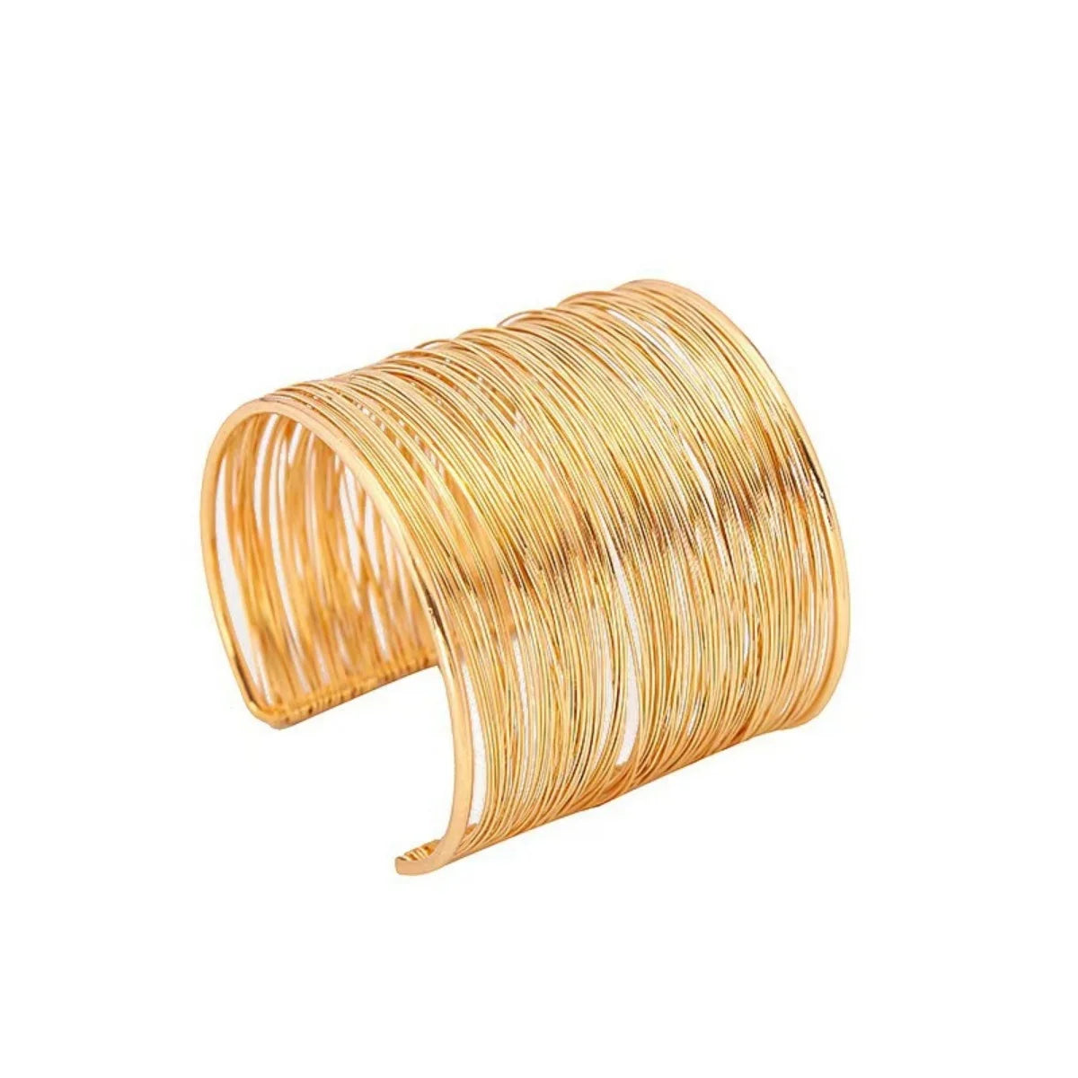 Gold Color Metal Wire Bracelet