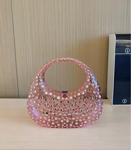 Luxury Clutch Bag with Diamond