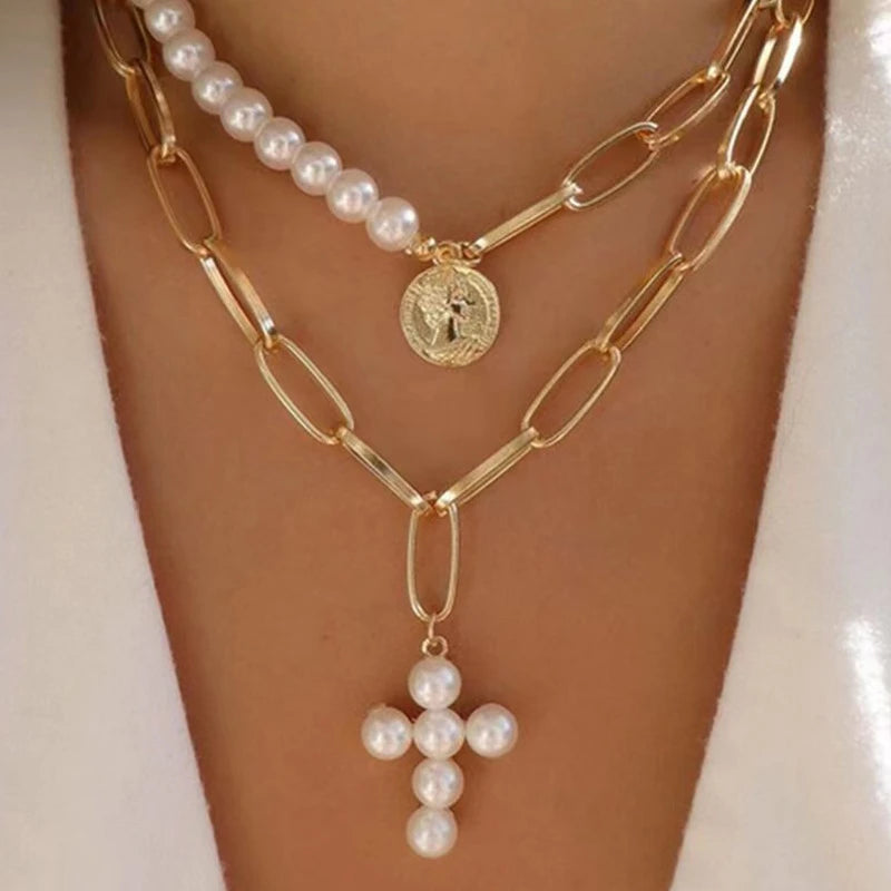 Metal Chain Choker Jewelry