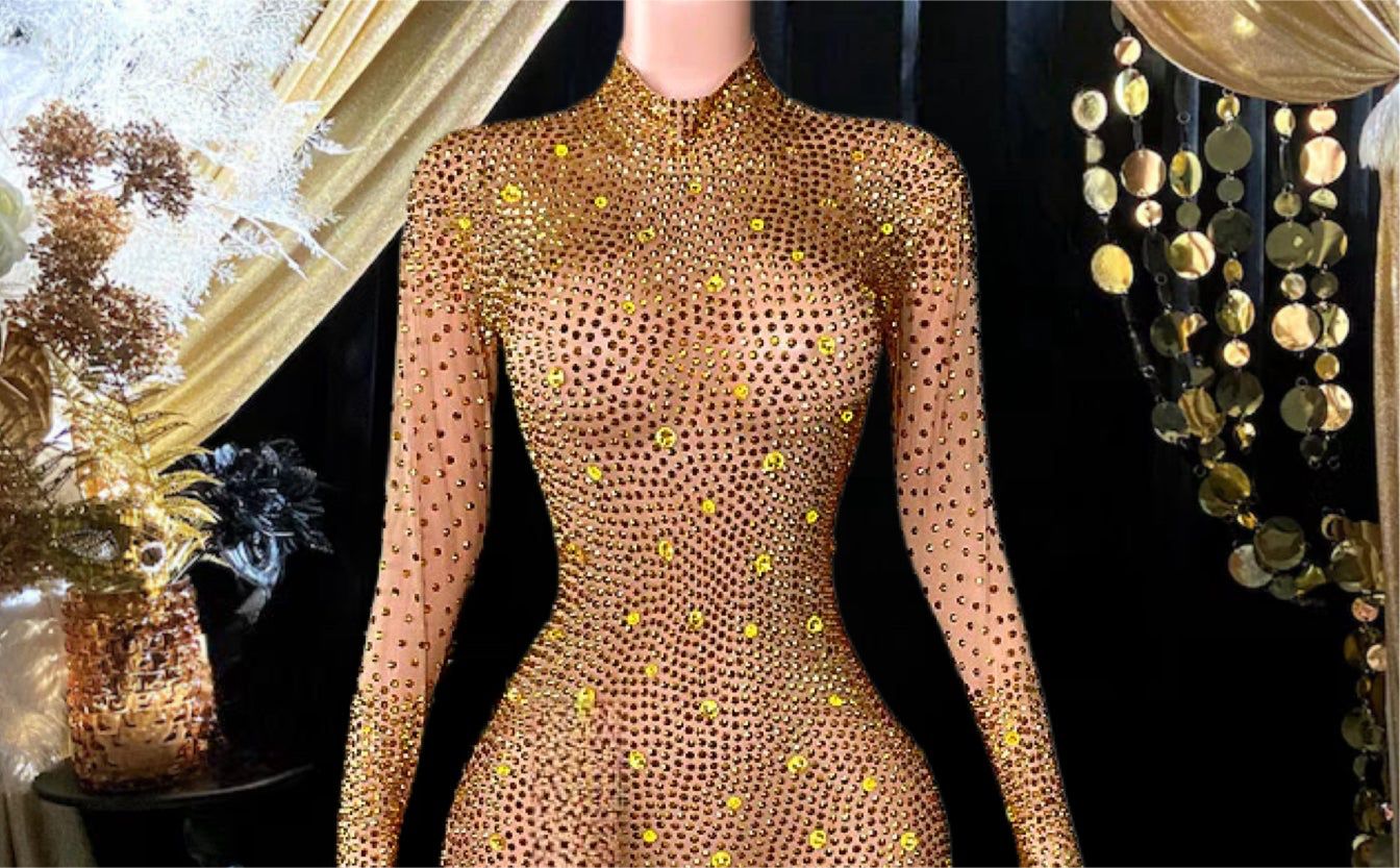 SEQUINED BODYSUIT