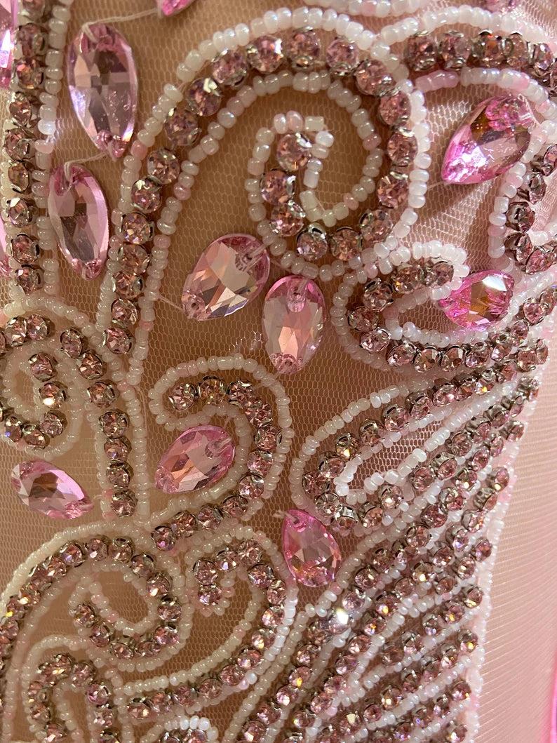 Pink Rhinestone dress