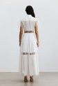 Scalloped lace edging maxi dress – affordable luxury women’s fashion