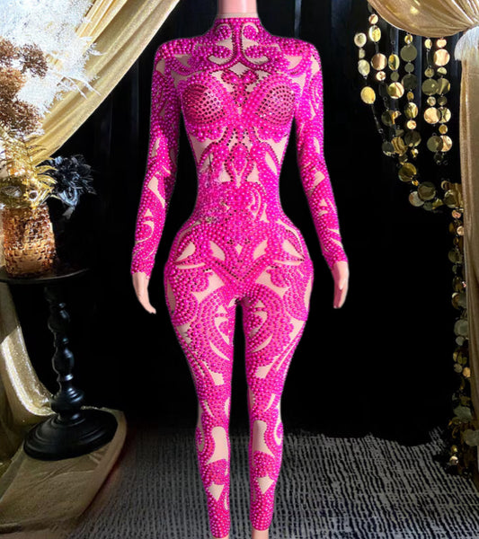 PINK PEARL BODYYSUIT