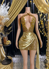 A trendy rhinestone denim mini dress featuring sparkling rhinestone straps, with a flattering fitted silhouette that combines edgy denim and glamorous accents. Perfect for both casual and evening wear