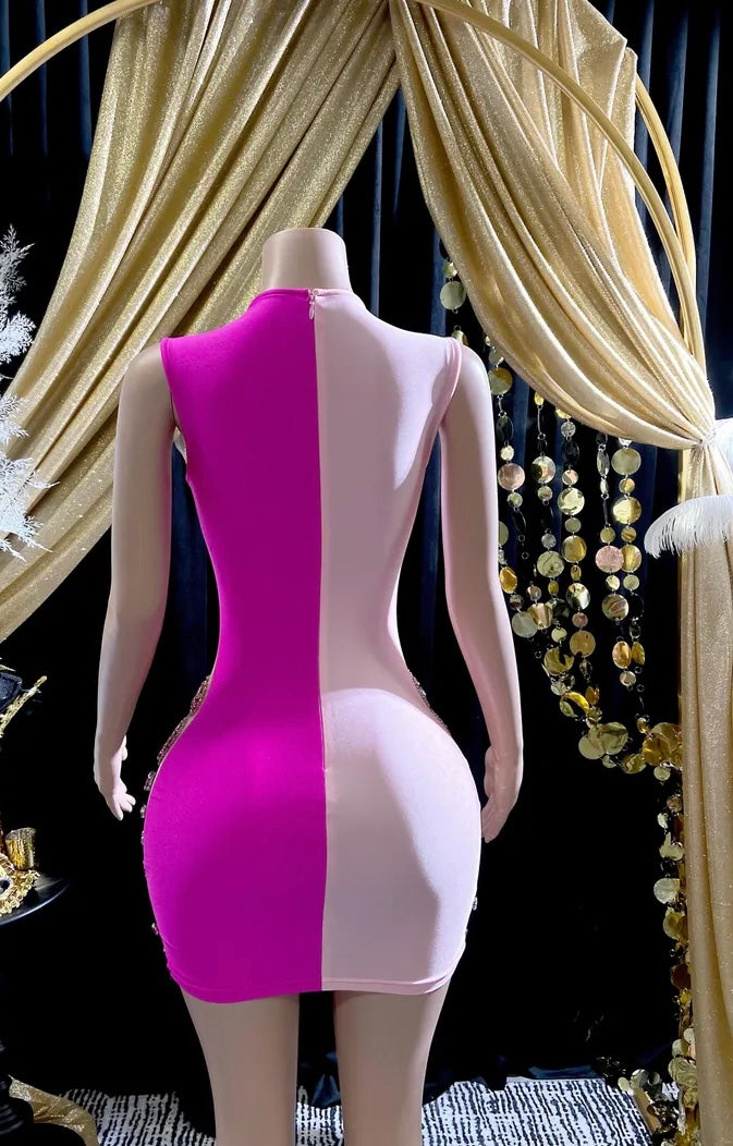 Pink birthday dress, red mini dress, and rhinestone dress collection, featuring bold colors, flattering silhouettes, and sparkling rhinestone embellishments, perfect for parties and special occasions.