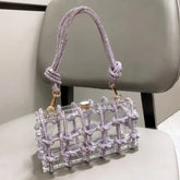 Acrylic Clear Luxury Clutch bag Small /Designer Handbag Famous Brand - Yembifashion 