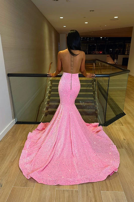 Elegant sequin dress perfect for prom and party, showcasing dazzling sparkle for formal events.