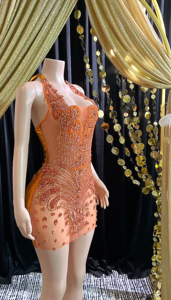 Diamante Dress- Short Dress