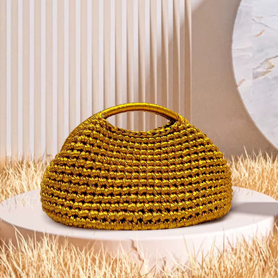 Luxury Metallic Hang Bag