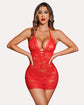 Lace Chemise Halter Dress
