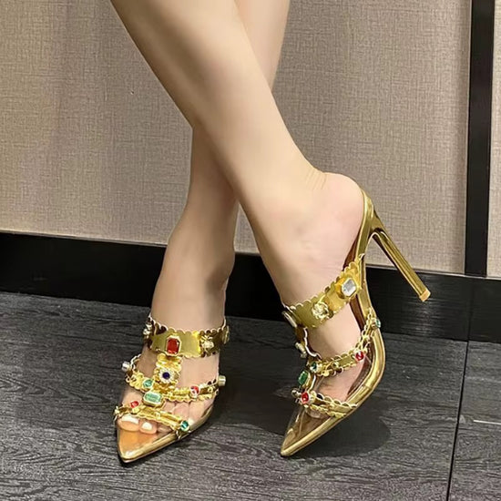 Myriam Rhinestone Sandals