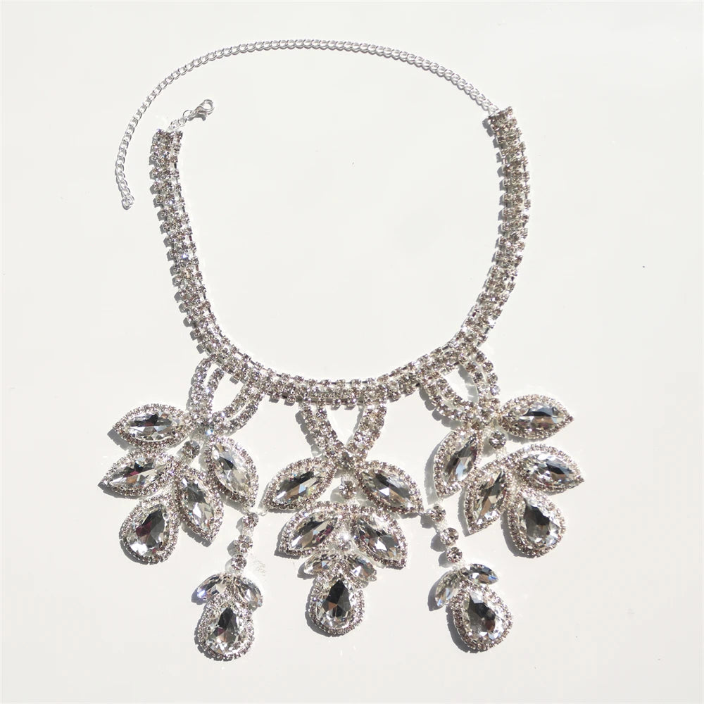 Large Necklace Women's Luxury Shiny