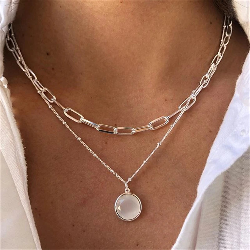 Metal Chain Choker Jewelry