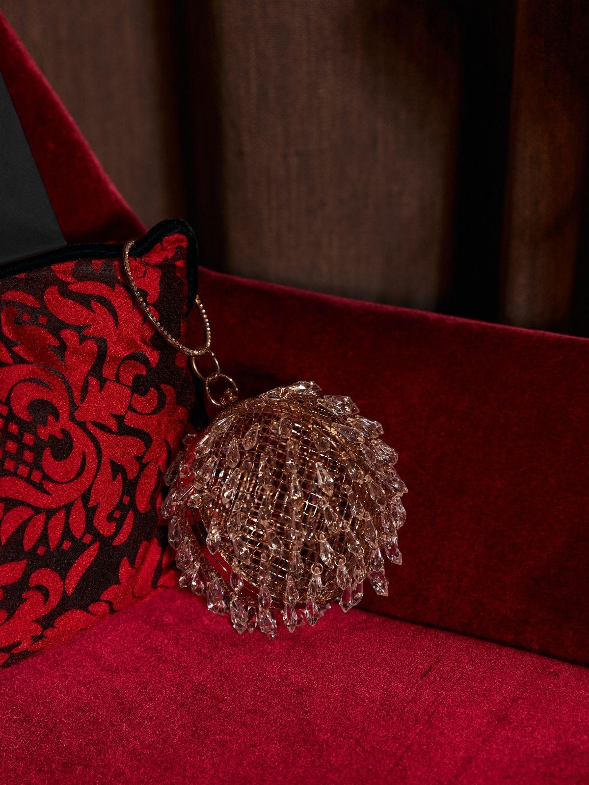 Rai Drip Clear Ball Clutch