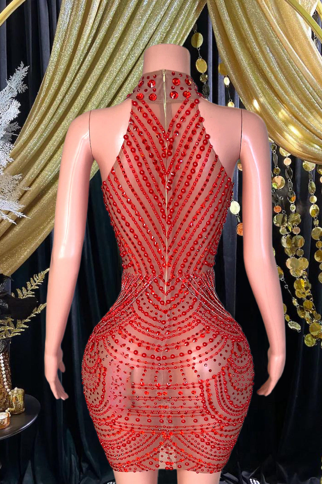 Nature Sliver Mini Dress