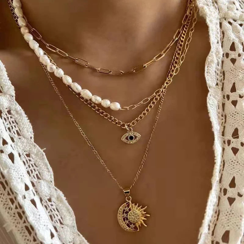 Metal Chain Choker Jewelry