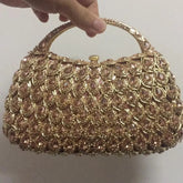 OEM Handmade Custom luxury lady rhinestone clutch evening - Yembifashion 
