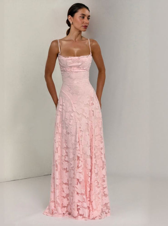 Floral Corset Maxi Dress