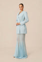 Mimi V-Neck Blazer Maxi Dress
