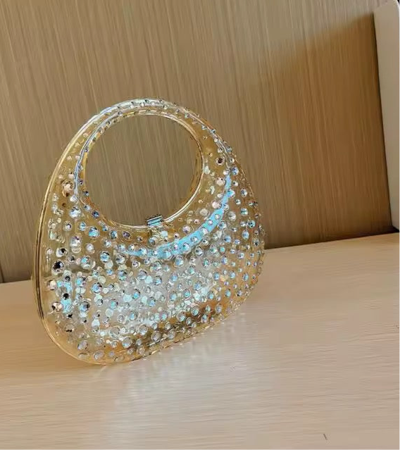 Luxury Clutch Bag with Diamond