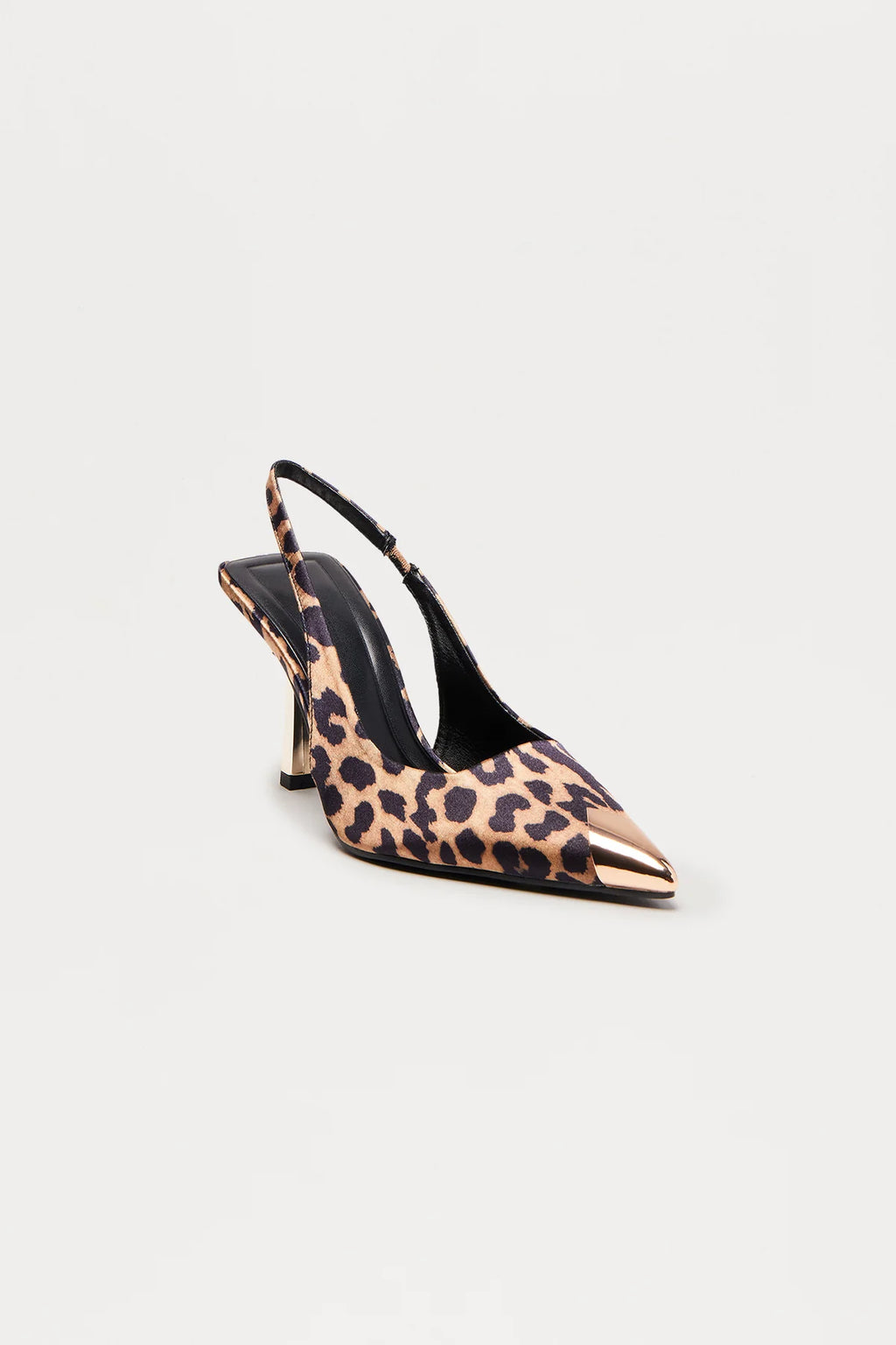 Angle Strap Slingback Sandals – Blacl Chic Minimalist Heels with Modern Fit