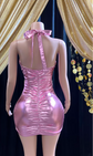 Pink Rhinestones Dress 