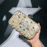 Fashion woman evening small clutch bag bridal clutch purse party pearl clutch evening handbag - Yembifashion 