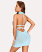 Lace Chemise Halter Dress