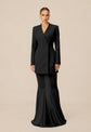 Mimi V-Neck Blazer Maxi Dress
