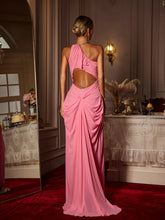 Laury ruched wetlook maxi dress for women