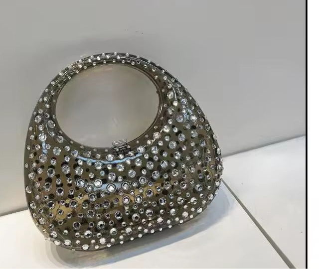 Luxury Clutch Bag with Diamond
