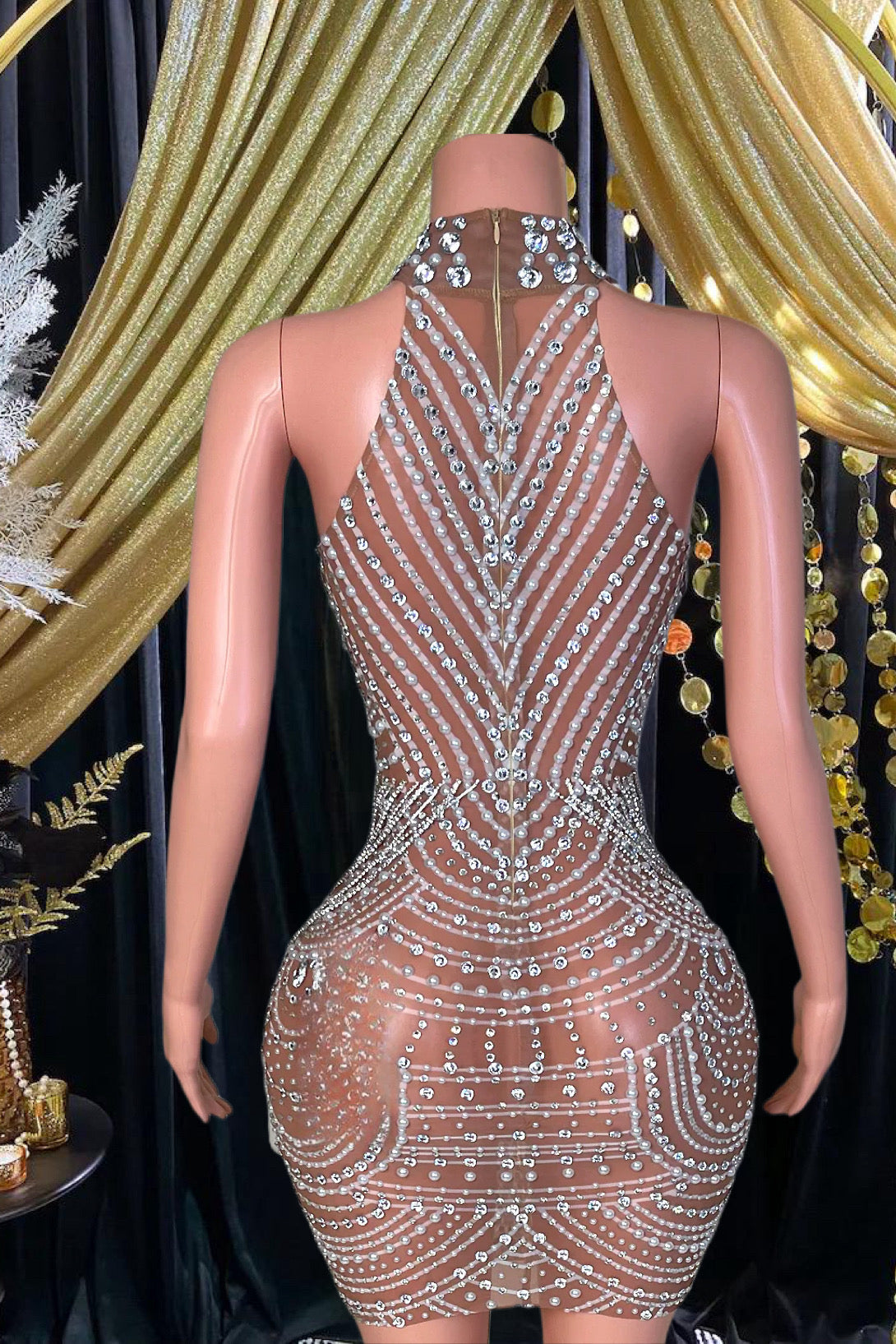 Nature Sliver Mini Dress