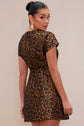 Yvy Leopard Mini Dress – Bold Animal Print
