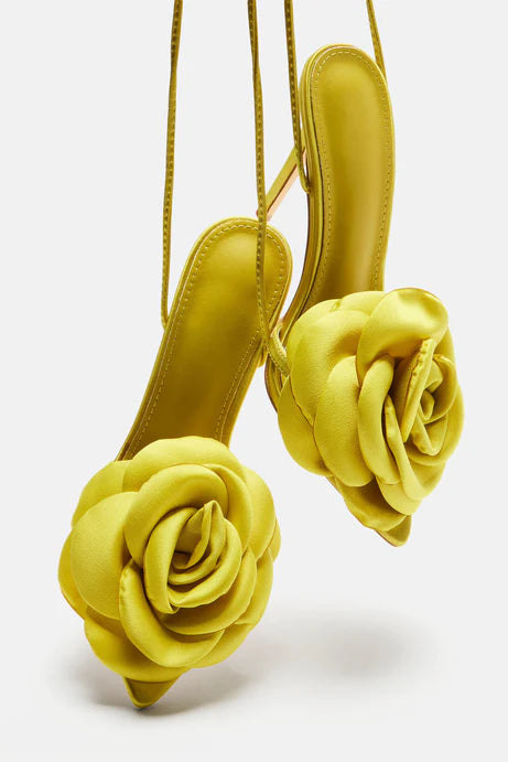 Lime Heeled Sandals – Bold Pop-Color Heels for Summer Style