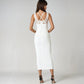 Laury White Bandage Dress