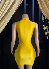 Embellished Beaded Rhinestone Dress