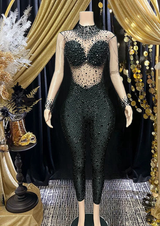 Laure  Diamante Bodysuit