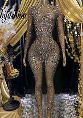  Love Diamante Bodysuit with sparkling diamante details for a stunning, glamorous look.