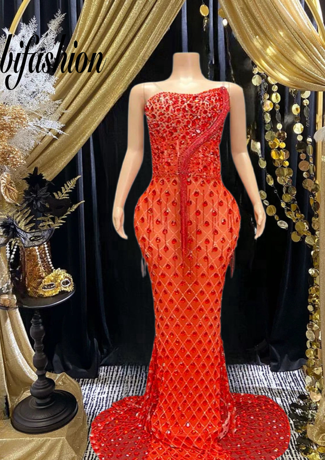 Red Sequin Dress-Sparkly Cocktail Dress & Ball Dress