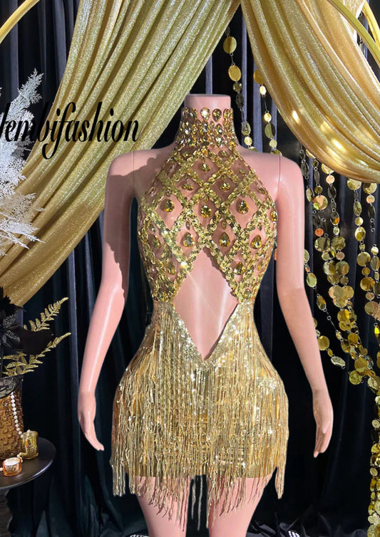 Rai Rhinestone Dress