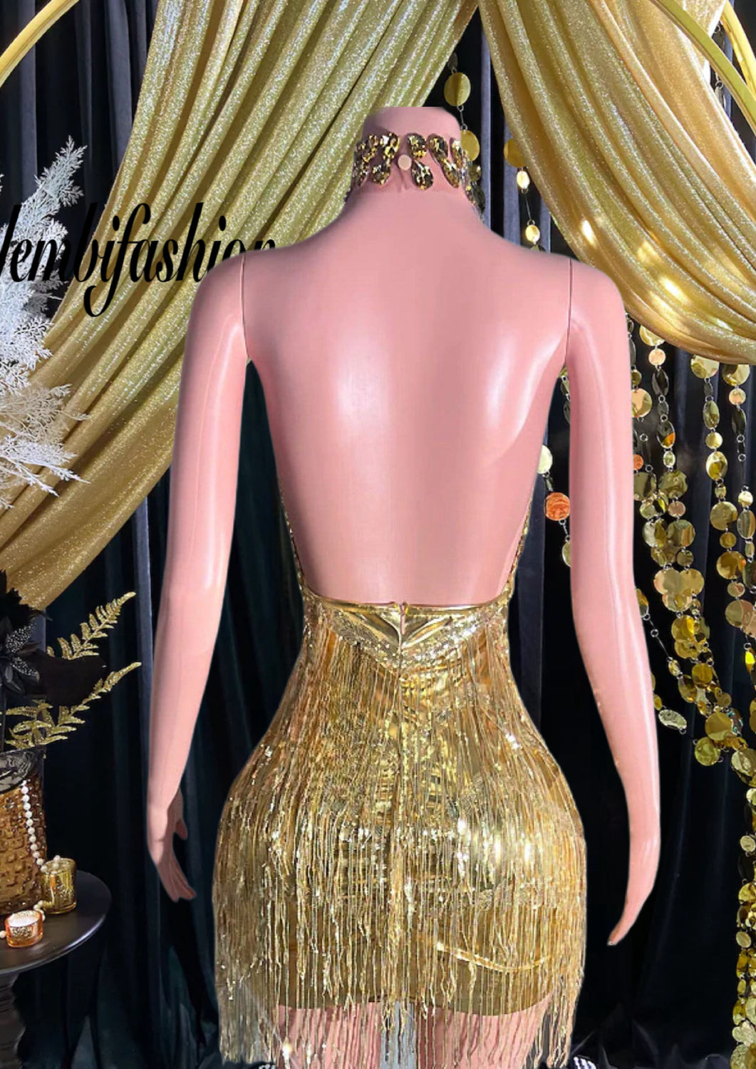 Rai Rhinestone Dress