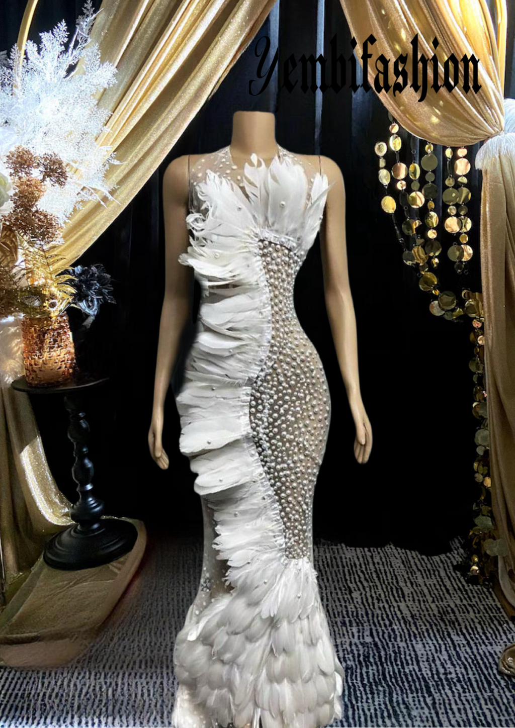 Pearl Feather Dress